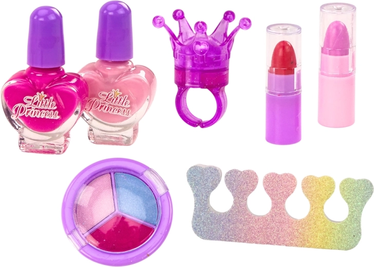 Komplettes Set für das erste Make-up und die erste Maniküre