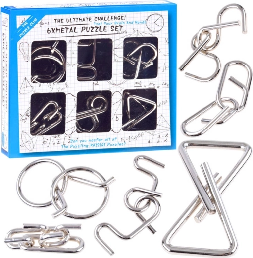 Metallpuzzle logisches Rätsel