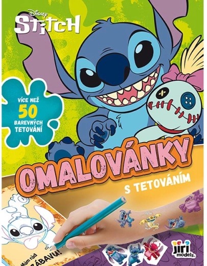 Ausmalbilder mit Tattoos LILO & STITCH