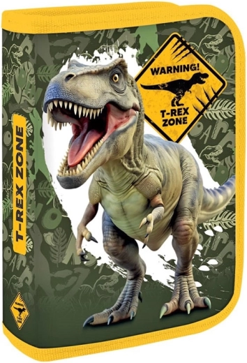 Einstöckiges leeres Schulmäppchen T-Rex - 1 Stück