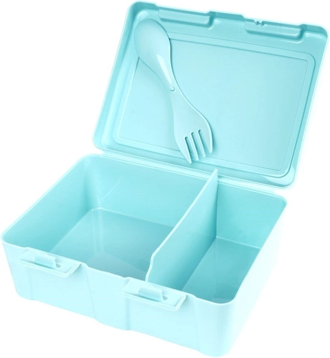 Integrierter 2-in-1-Spork immer griffbereit