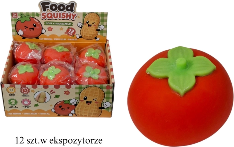 Anti-Stress-Knautschball in Tomatenform – 1 Stück