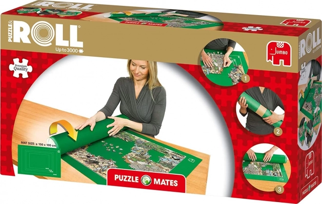 Rollbare Puzzle-Unterlage JUMBO 1500–3000 Teile 150 × 100 cm