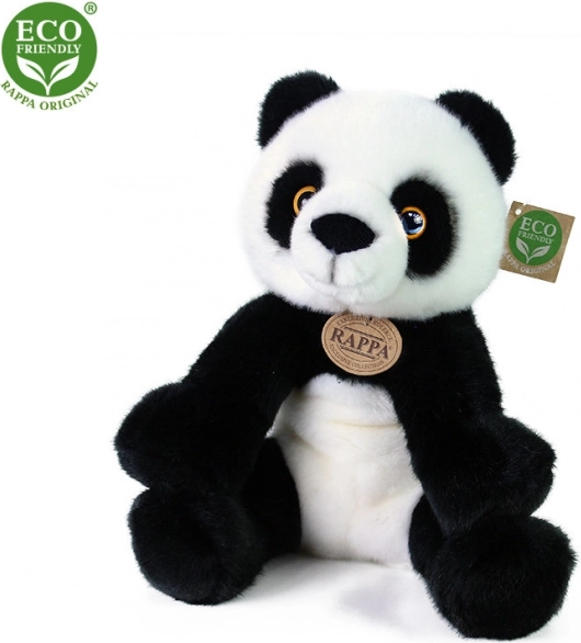 Sitzende Plüsch-Panda 27 cm, umweltfreundlich