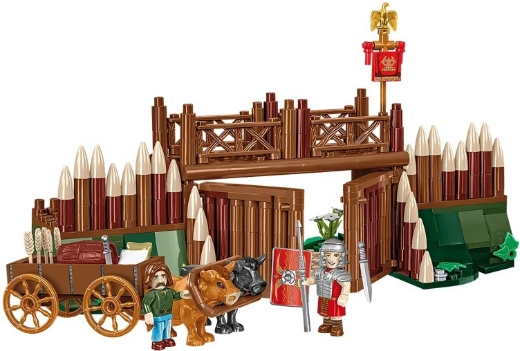 Authentisches Tor eines römischen Lagers mit Öffnungsfunktion