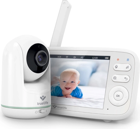 TrueLife Video-Babyphone 360° NannyCam R5 mit 5" Display und HD-Kamera