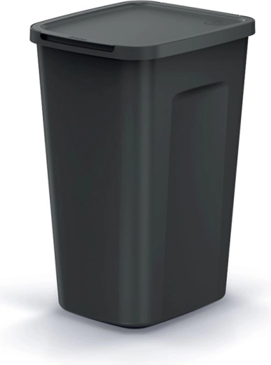 Abfalleimer mit Klappdeckel 35 l aus recyceltem Kunststoff