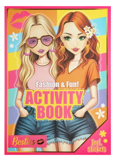Buch der Modekreativität Fashion and Fun A4 Besties