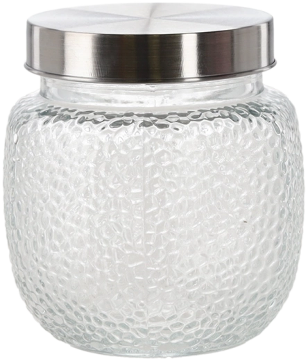 Glasdose 0,8 l mit Metalldeckel