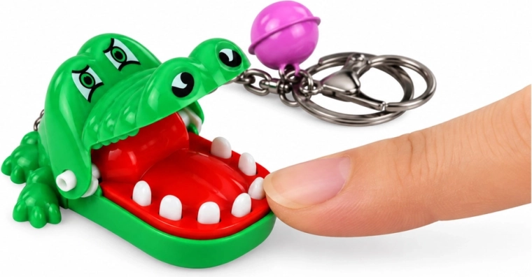Spannendes Spiel mit Zähnchen
