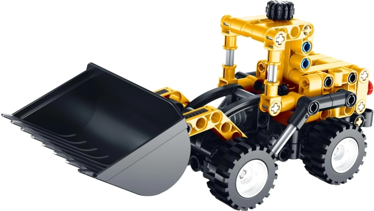 Realistische Baumaschinen mit funktionalen Elementen