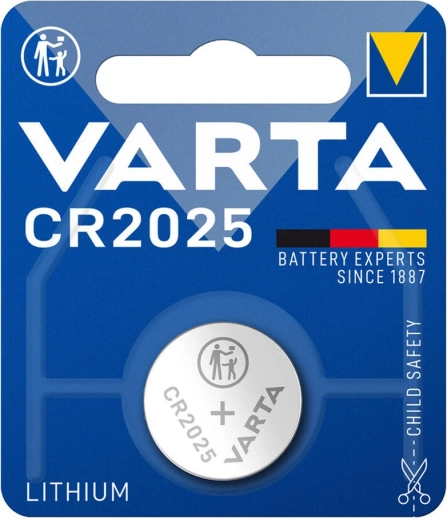 Lithium-Knopfzelle CR2025 Varta