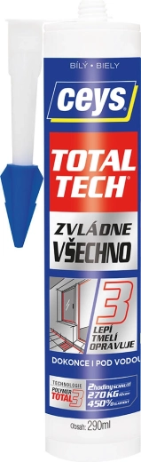 Universeller Klebstoff und Dichtstoff 290 ml CEYS TOTAL TECH weiß