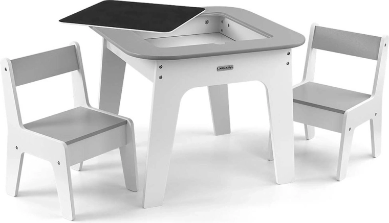 Versteckter Stauraum unter der Platte