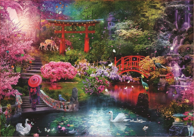 Educa Puzzle Japanischer Garten 3000 Teile