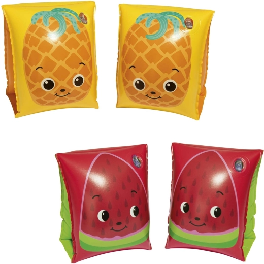 Aufblasbare Schwimmflügel für Kinder BESTWAY Obst – Wassermelone/Ananas 23 × 15 cm