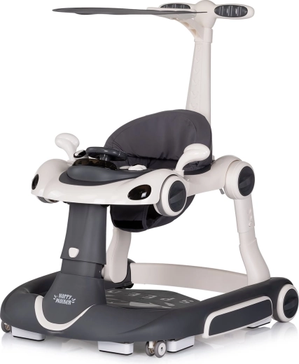 Chipolino interaktiver Lauflernwagen Happy Walker 5-in-1, anthrazit