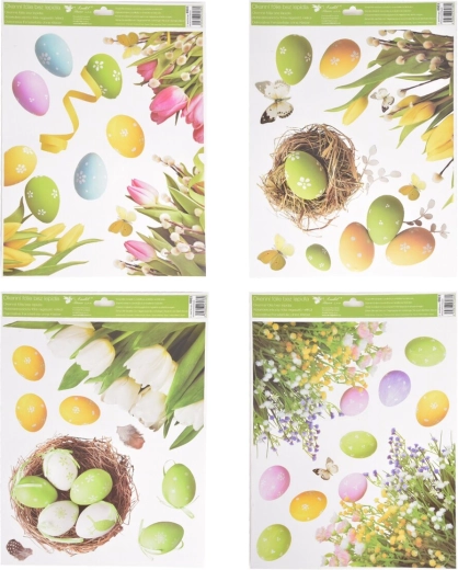 Fensterfolie Oster-Eier 42 × 30 cm (4 Varianten)