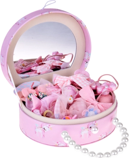 Integrierter Spiegel für einfaches Frisieren