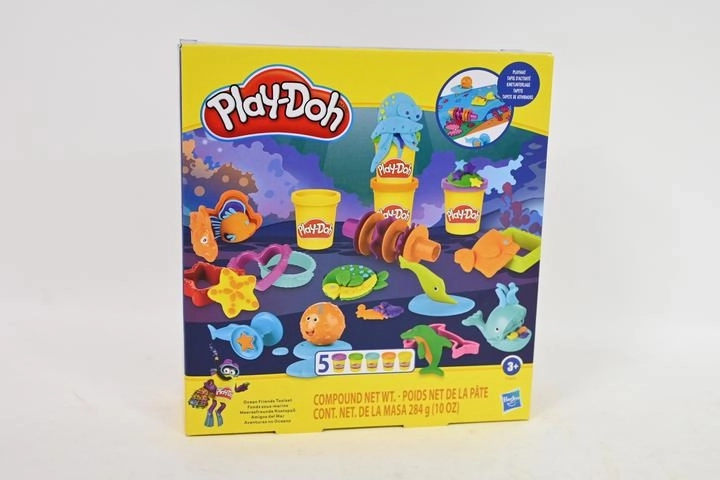 Play-Doh Ozean-Set Knetmasse mit 5 Dosen und Zubehör