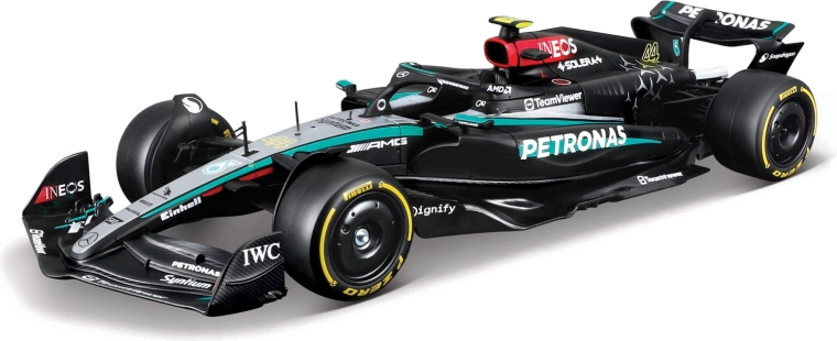 Authentischer Mercedes-AMG Petronas W15 (2024) im Maßstab 1:24