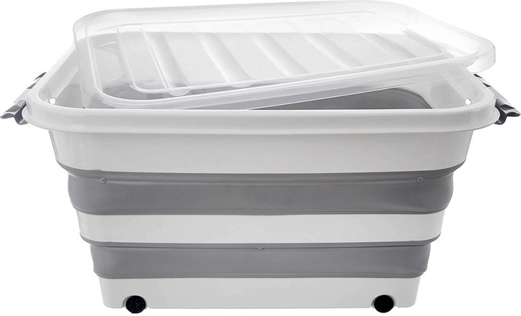 Transparentes Deckel und stabile Clips