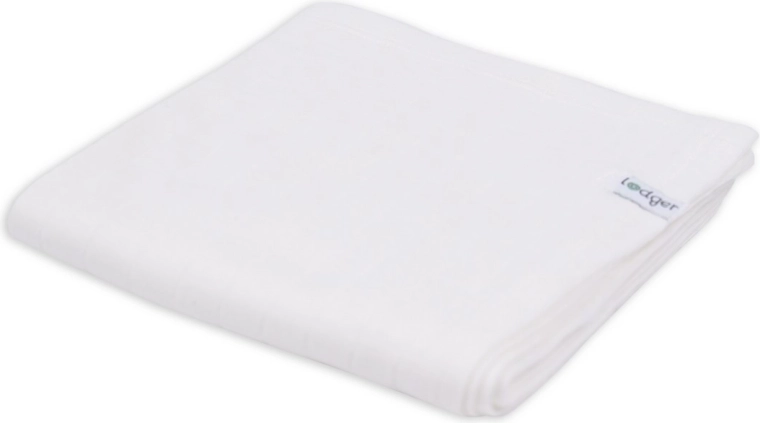 Lodger Swaddler aus Bio-Baumwolle Solid Cloud Dancer 70 × 70 cm - 1 Stück