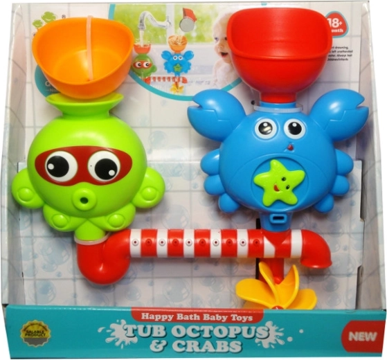 Badespielzeug mit Wassermühle und Fontäne für Kinder ab 18 Monaten