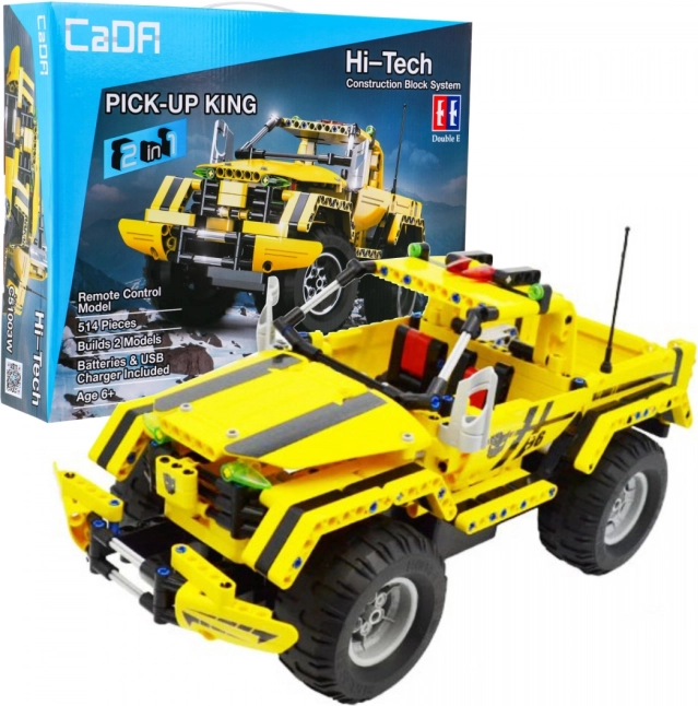 RC-Bausatz JEEP WRANGLER, kompatibel mit LEGO, 531 Teile