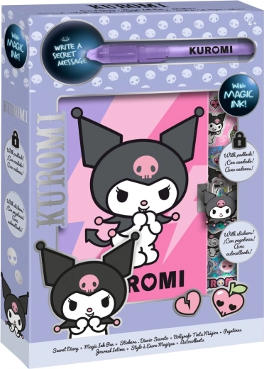 Tagebuch mit magischem UV-Stift Kuromi
