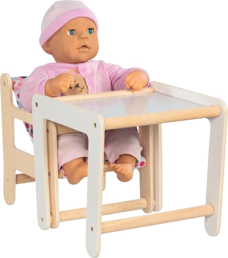 Ideal zum Füttern und Spielen mit der Puppe