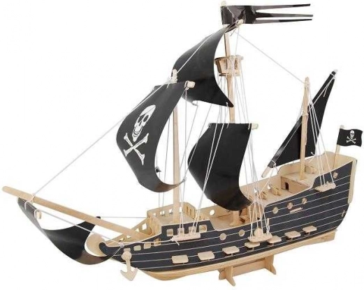 Holzcraft 3D Puzzle Piratenschiff