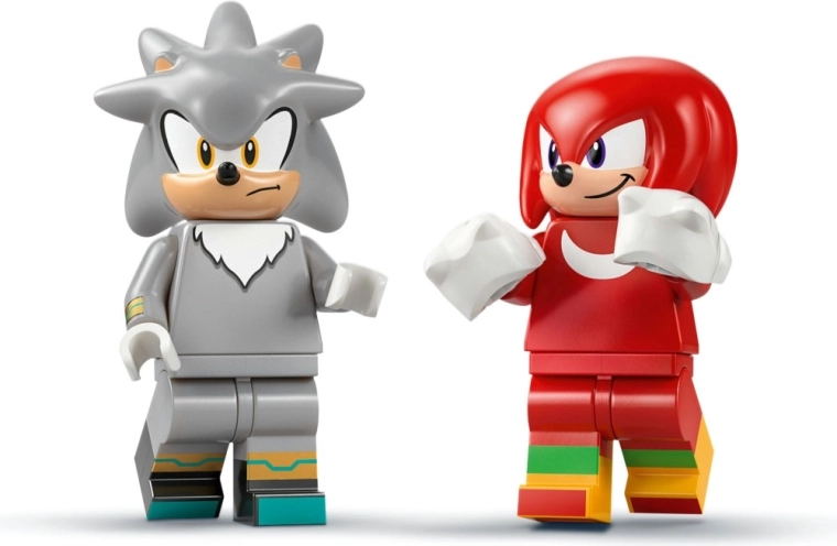 Minifiguren Silver und Knuckles