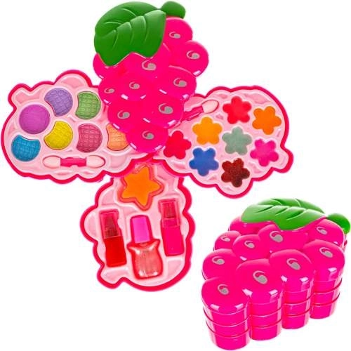 Kinderschminkset in Form einer Himbeere