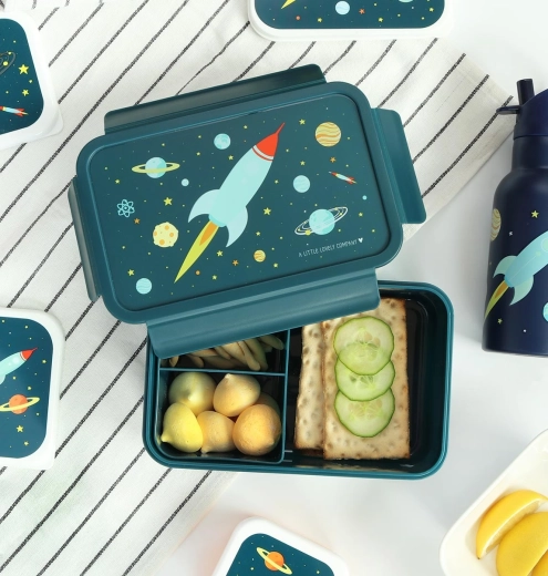Übersichtlich aufgeteilter Snack