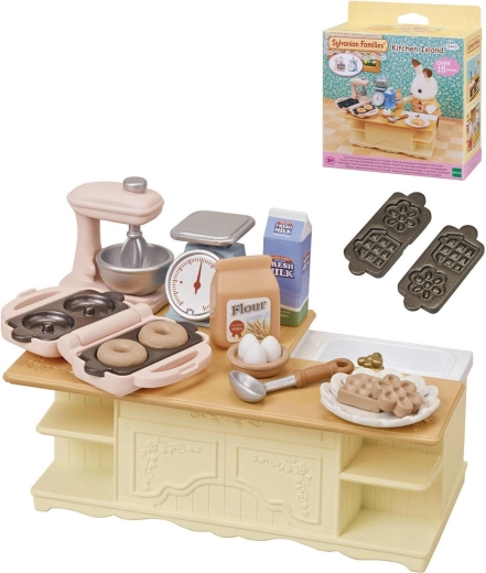 Sylvanian Families Kücheninsel mit Zubehör