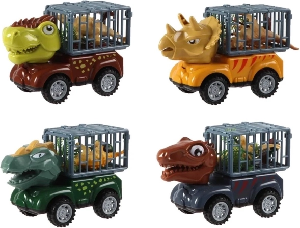 Dinosaurier Schwungrad Auto mit Figur