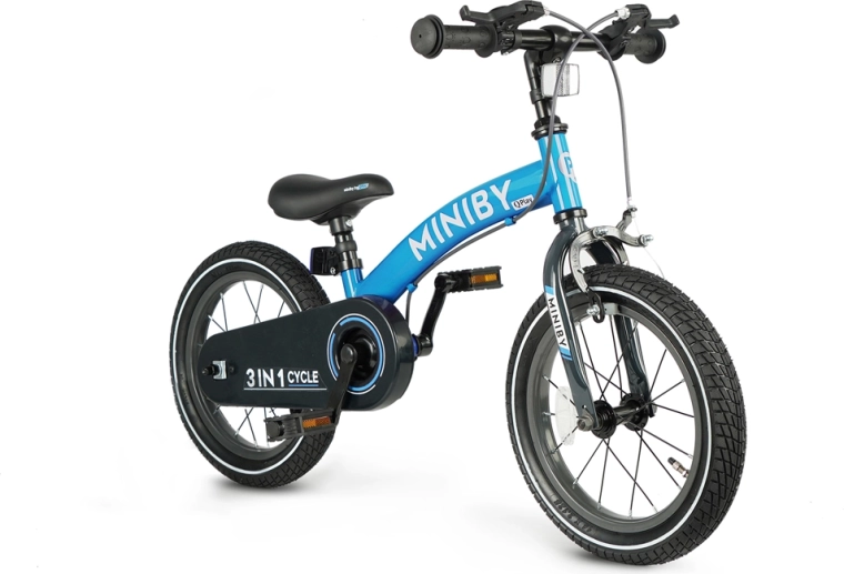 3in1: Laufrad, Fahrrad mit Stützrädern und klassisches Fahrrad