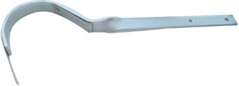 Gedrehter Haken für Rinne 250 mm, verzinkt