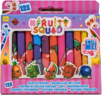 Duftende Wachsmalstifte Fruity Squad 12 Stk.