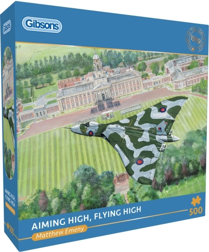Gibsons Puzzle „Wir zielen hoch, wir fliegen hoch“ 500 Teile