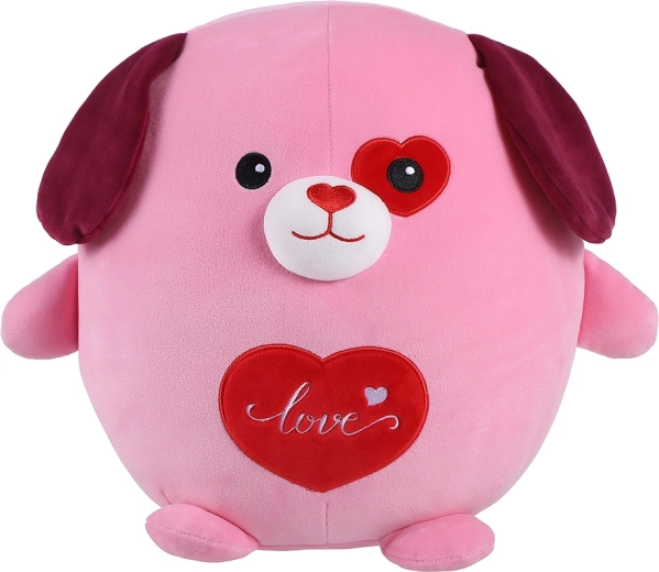 Plüschhund Láskàček rosa 20 cm