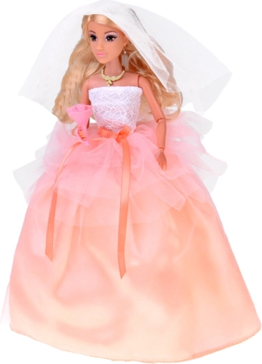 Langes blondes Haar zum Kämmen