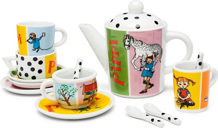 Pippi Porzellan-Kinder-Teeservice