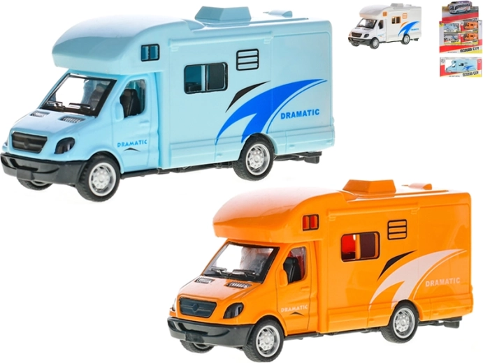 Metall-Wohnmobil 11 cm mit Rückziehmotor