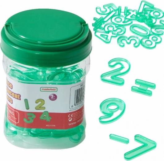 Masterkidz transparente Zahlen für LED-Lichtpanel STEM