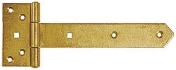 Torscharnier 500 × 65 × 110 × 40 × 4 mm, gelb verzinkter Stahl