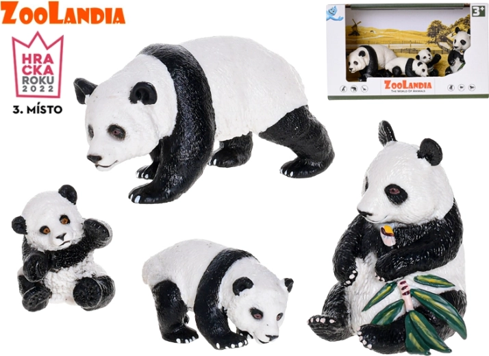 Zoolandia Pandafamilie – Figuren für die Schachtel