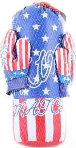 Box-Set für Kinder mit Boxsack und Handschuhen