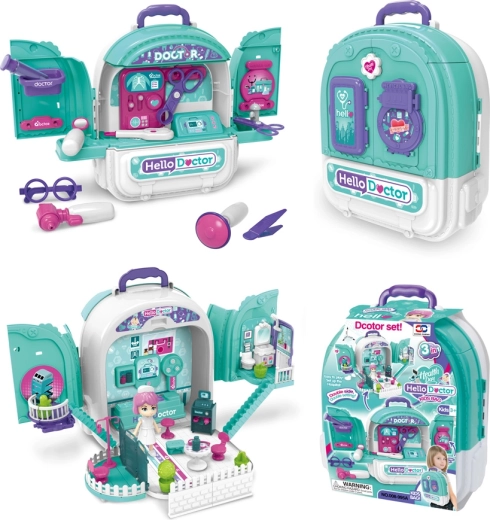 Arzt-Set 3-in-1 im Rucksack Sparkys